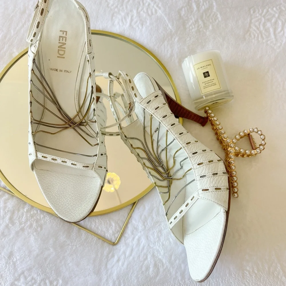 Fendi slingback heels - Picture 5 of 6